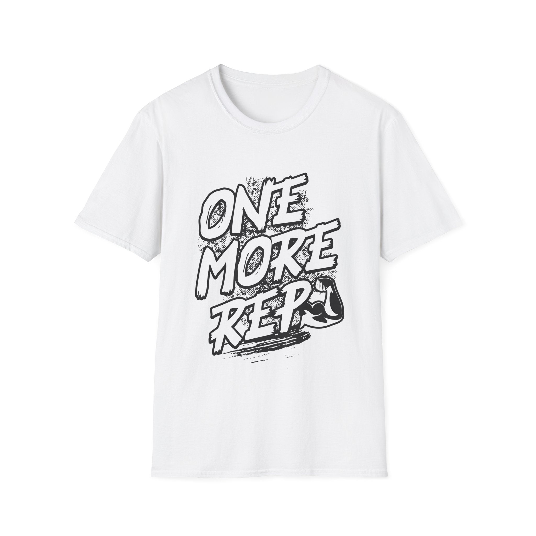 Motivational Fitness T-Shirt with One More Rep Design
