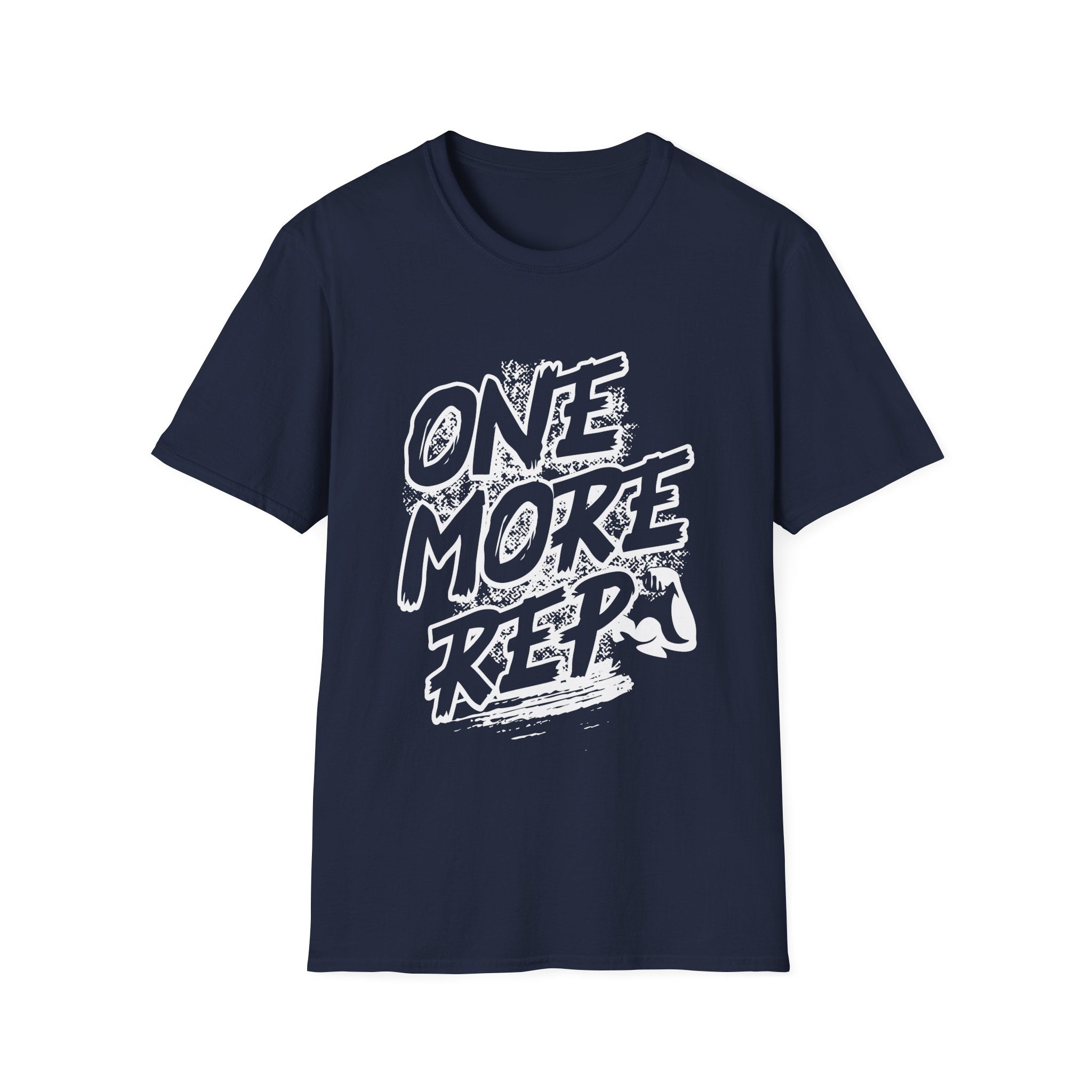Motivational Fitness T-Shirt with One More Rep Design