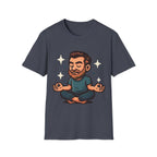 Meditating Man Graphic T-shirt for Mindfulness Enthusiasts