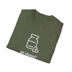 Got Vitamins? Fun Printed T-shirt with Supplement Design