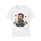 Meditating Man Graphic T-shirt for Mindfulness Enthusiasts