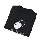Got Vitamins? Graphic T-shirt with Pill Design