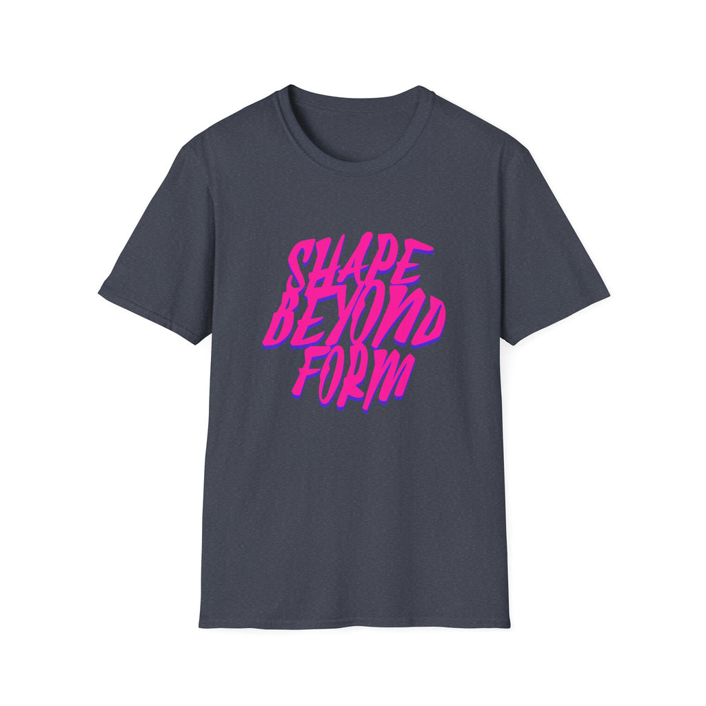 Shape Beyond Form T-shirt with Unique Typography Design