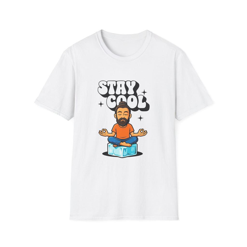 Stay Cool Man Graphic T-shirt with Chill Design