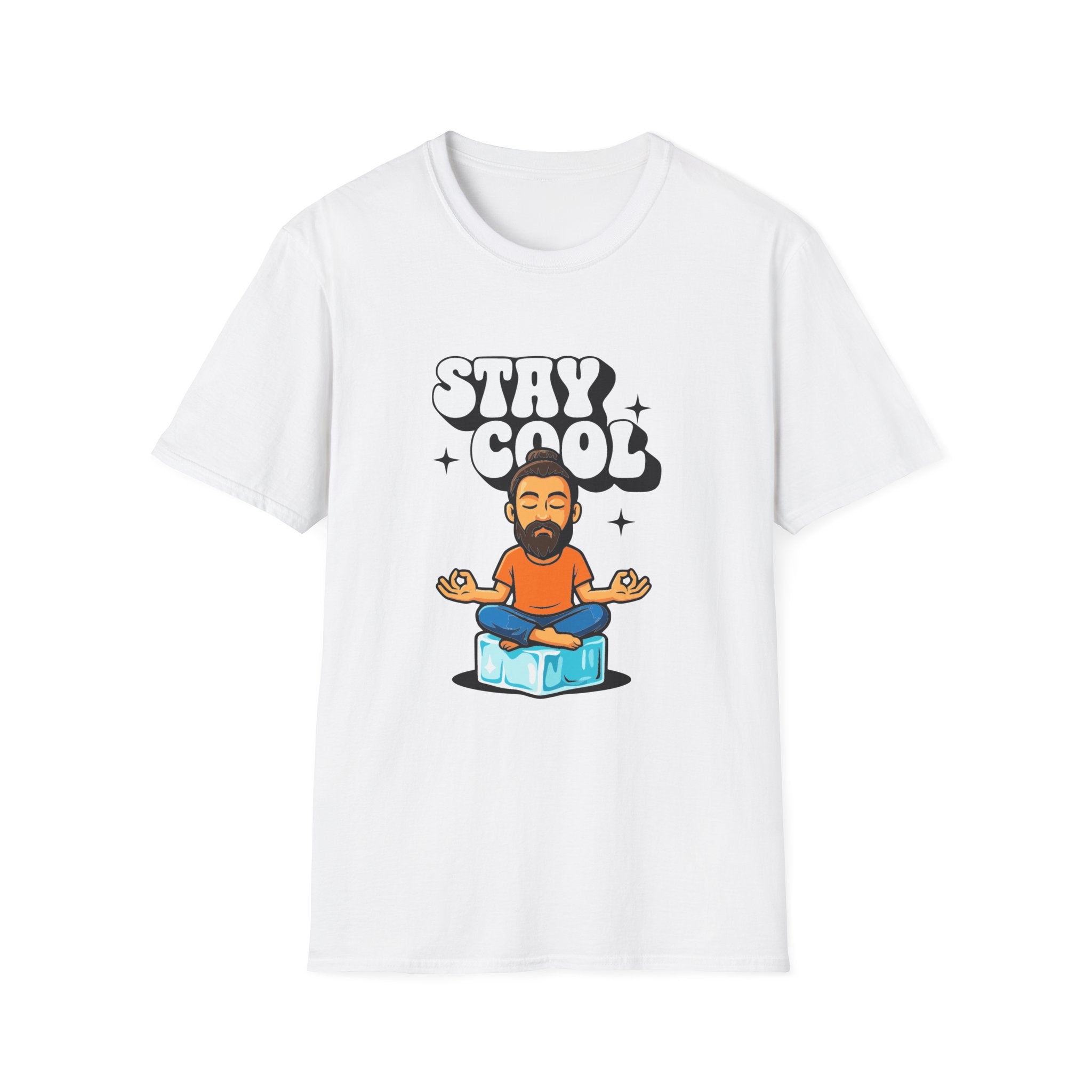 Stay Cool Man Graphic T-shirt with Chill Design