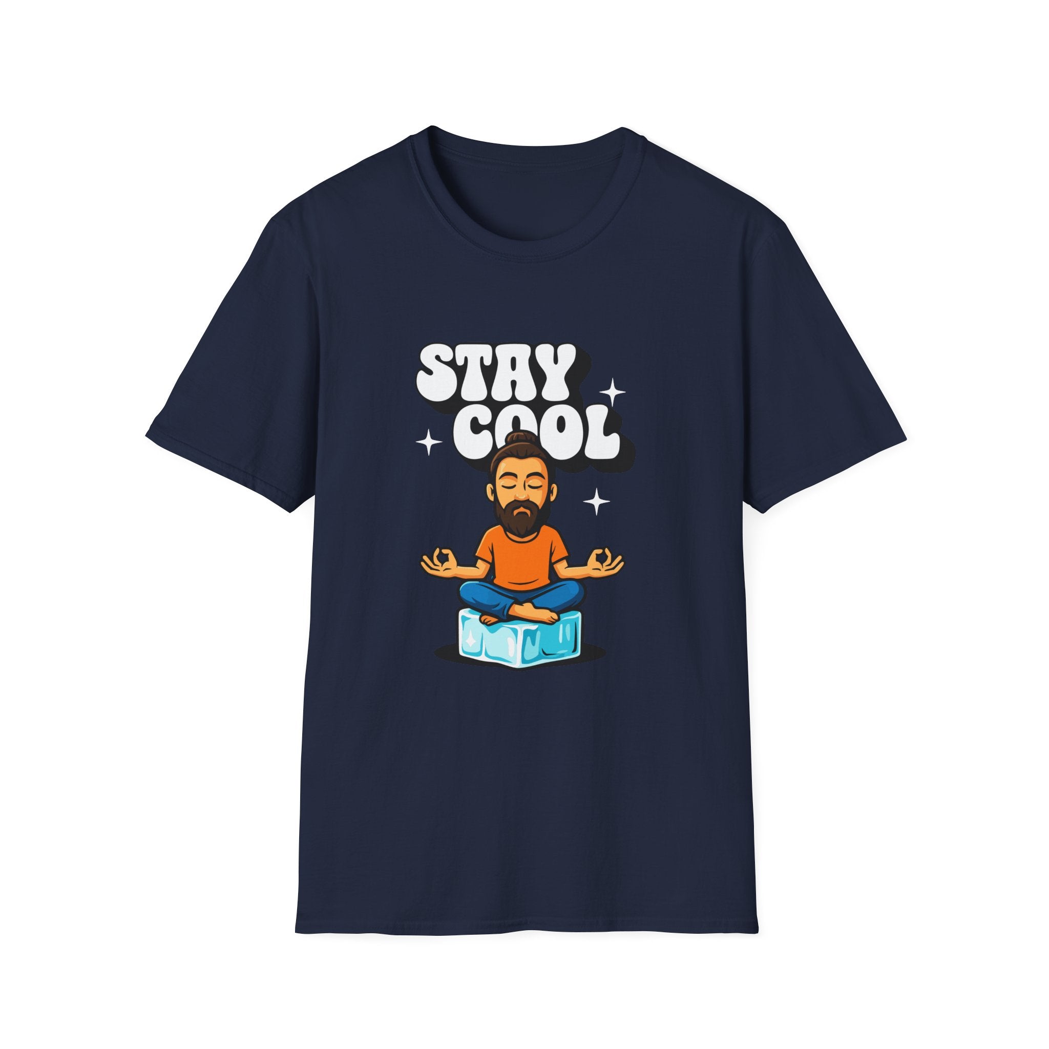 Stay Cool Man Graphic T-shirt with Chill Design