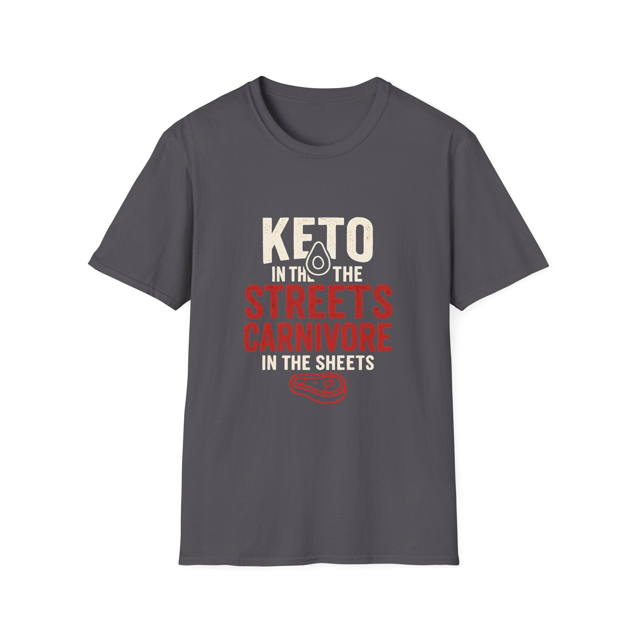 Keto in the Streets, Carnivore in the Sheets – Funny Low Carb Diet Tee