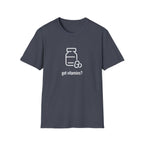 Got Vitamins? Fun Printed T-shirt with Supplement Design