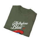 Methylene Blue Graphic T-Shirt with Bold Lip Design