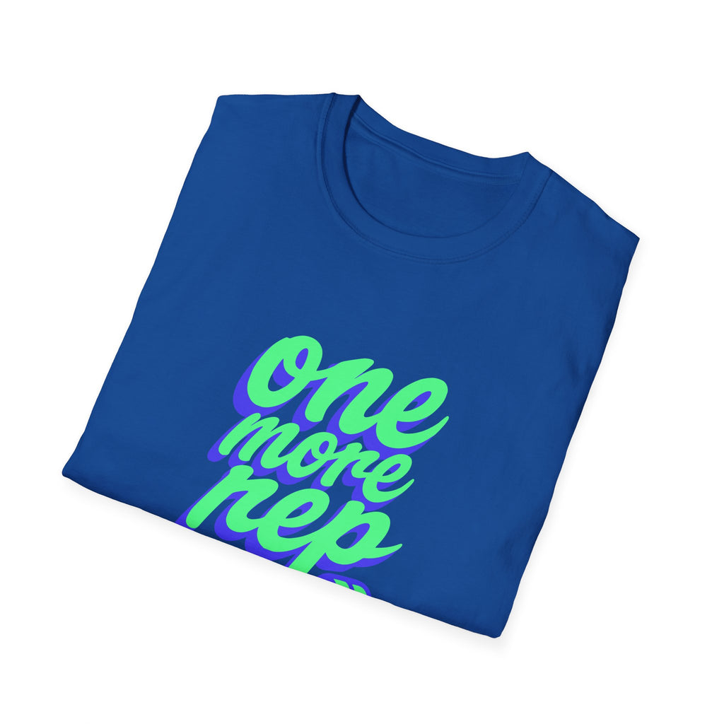 One More Rep Dumbbells Motivational Fitness T-Shirt