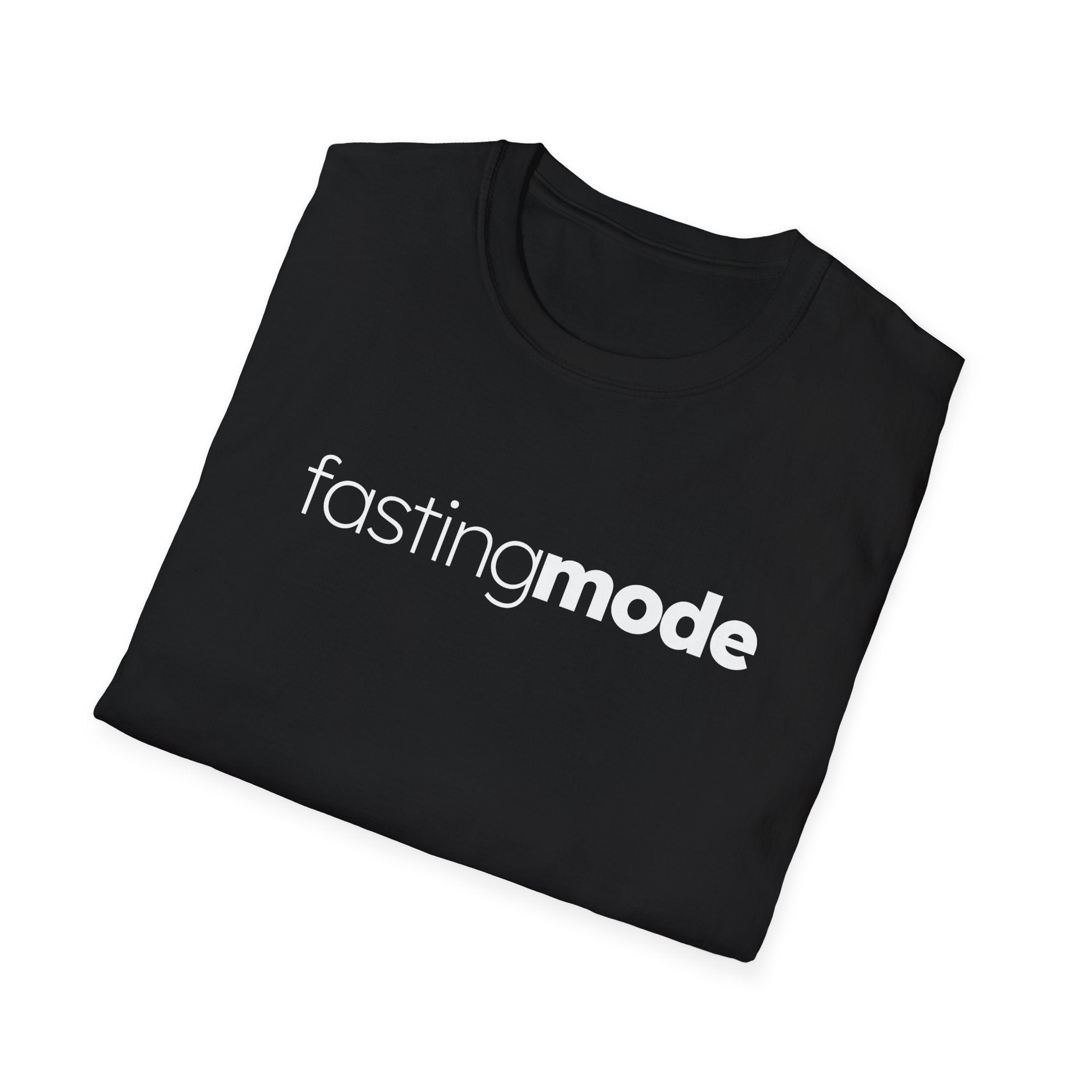 Fasting Mode Graphic T-Shirt with Text Design