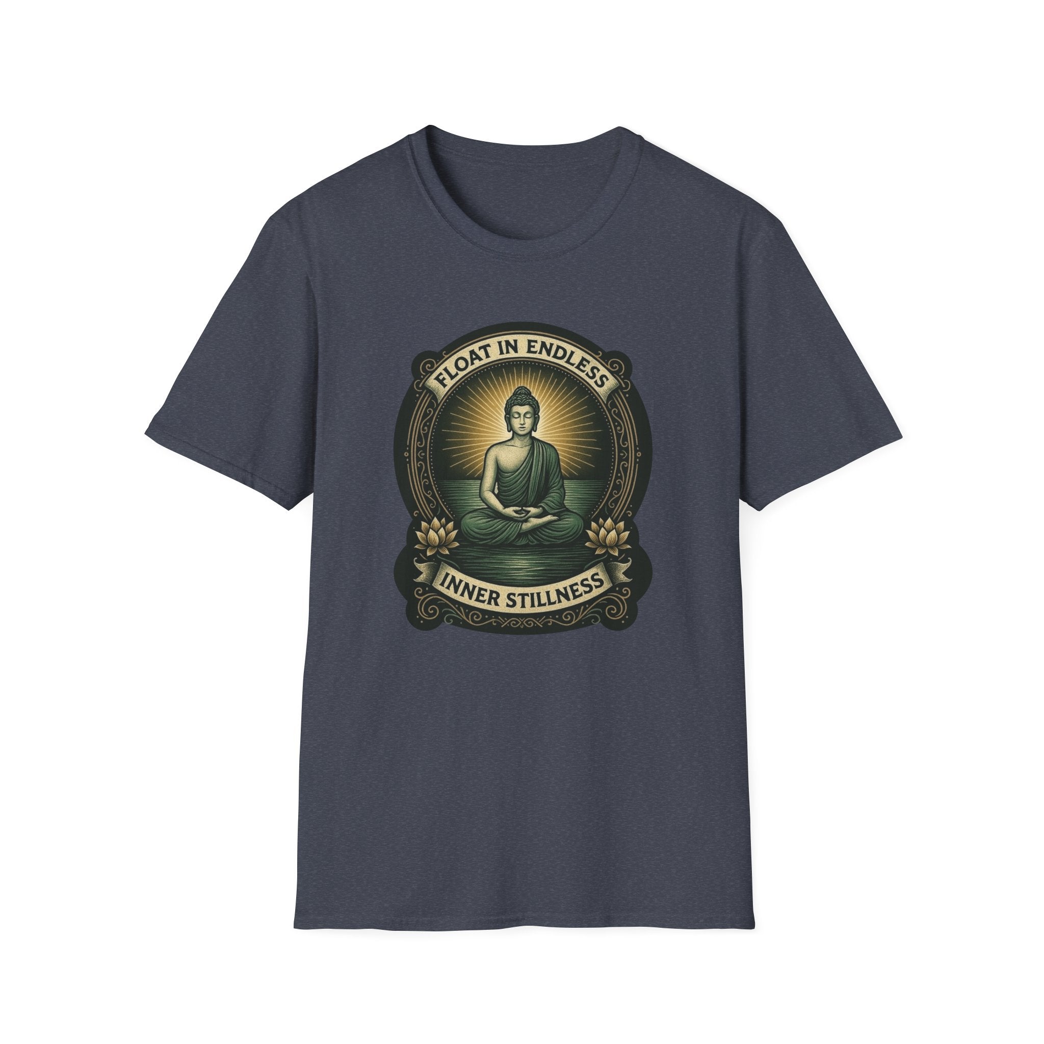 Float in Endless Inner Stillness – Buddha Meditation Graphic Tee