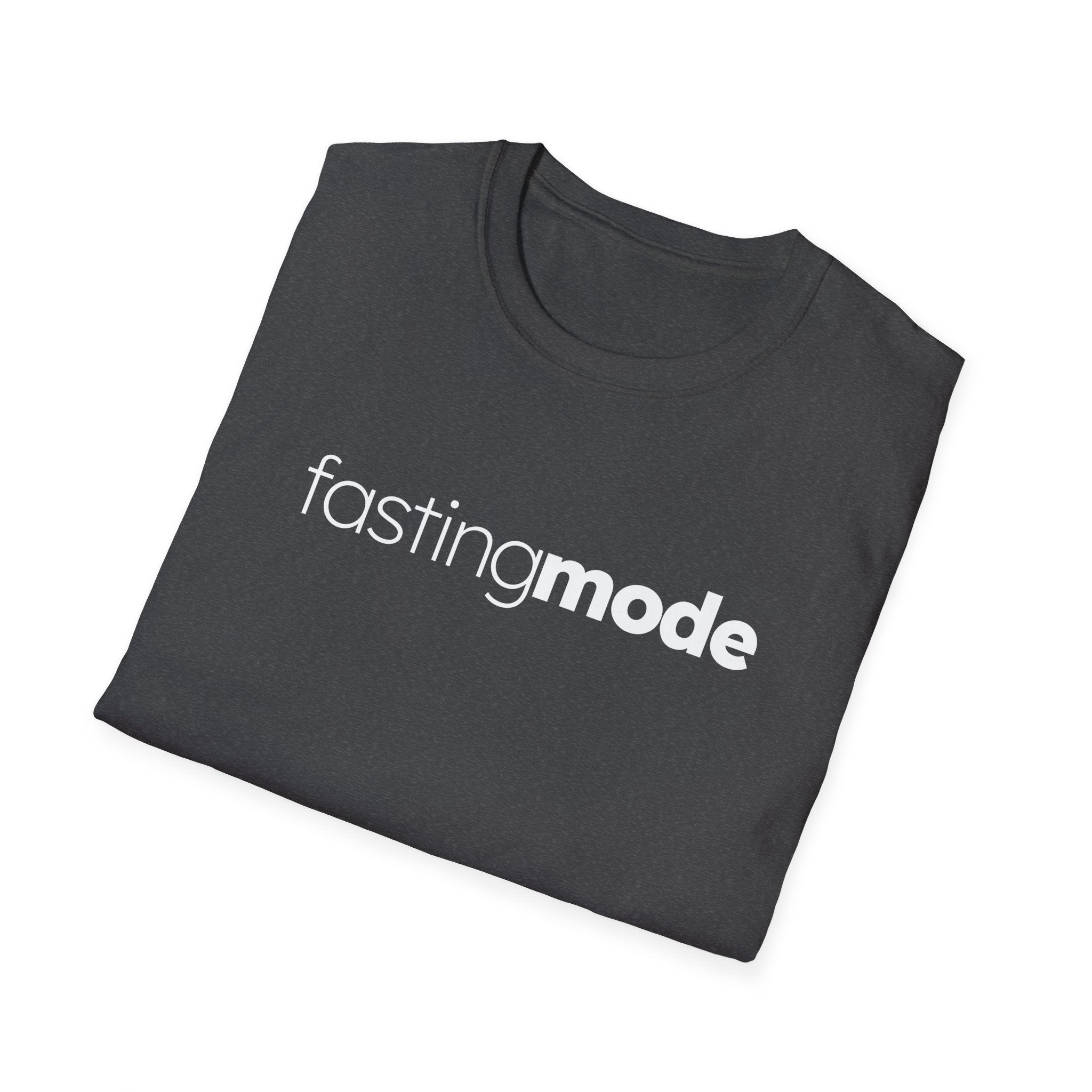Fasting Mode Graphic T-Shirt with Text Design