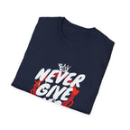 Never Give Up Motivational T-Shirt
