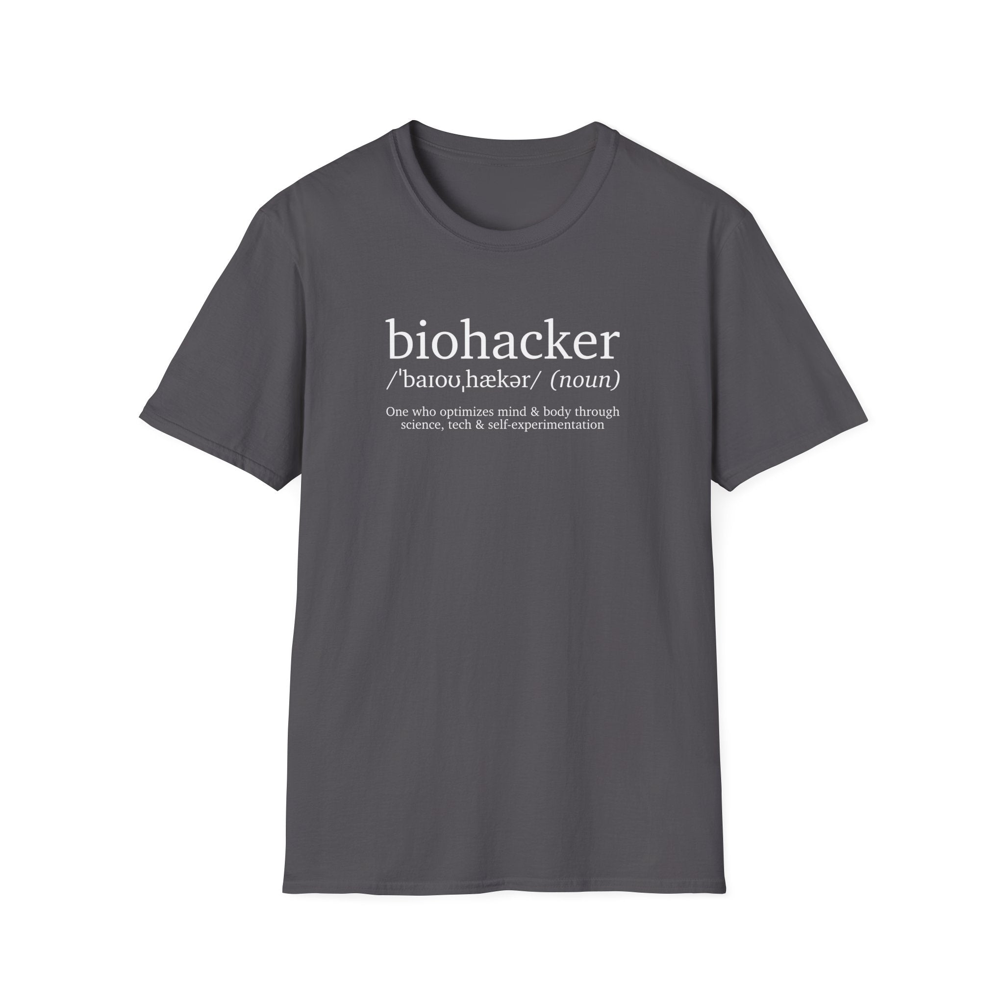 Biohacker Definition T-shirt for Science Enthusiasts
