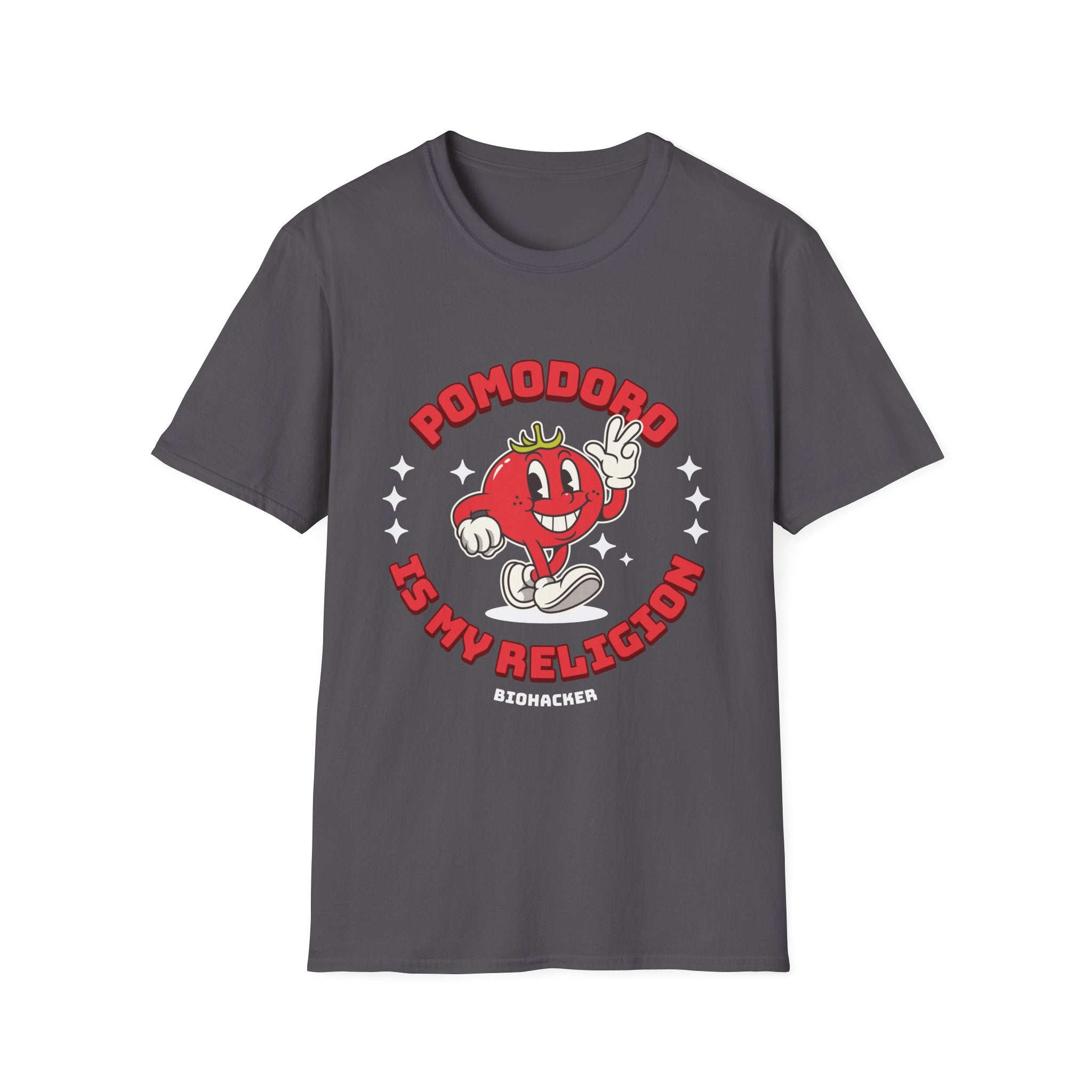 Pomodoro Is My Religion Graphic T-Shirt for Productivity Lovers