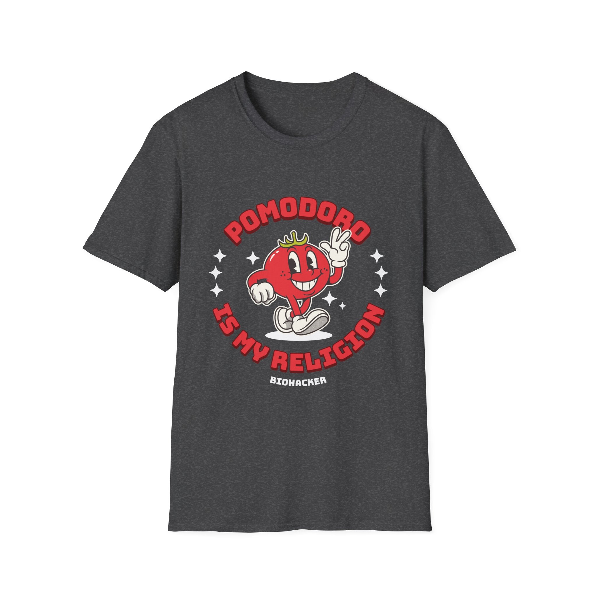 Pomodoro Is My Religion Graphic T-Shirt for Productivity Lovers