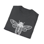 Feel the Rhythm T-shirt with Artistic Insect Design