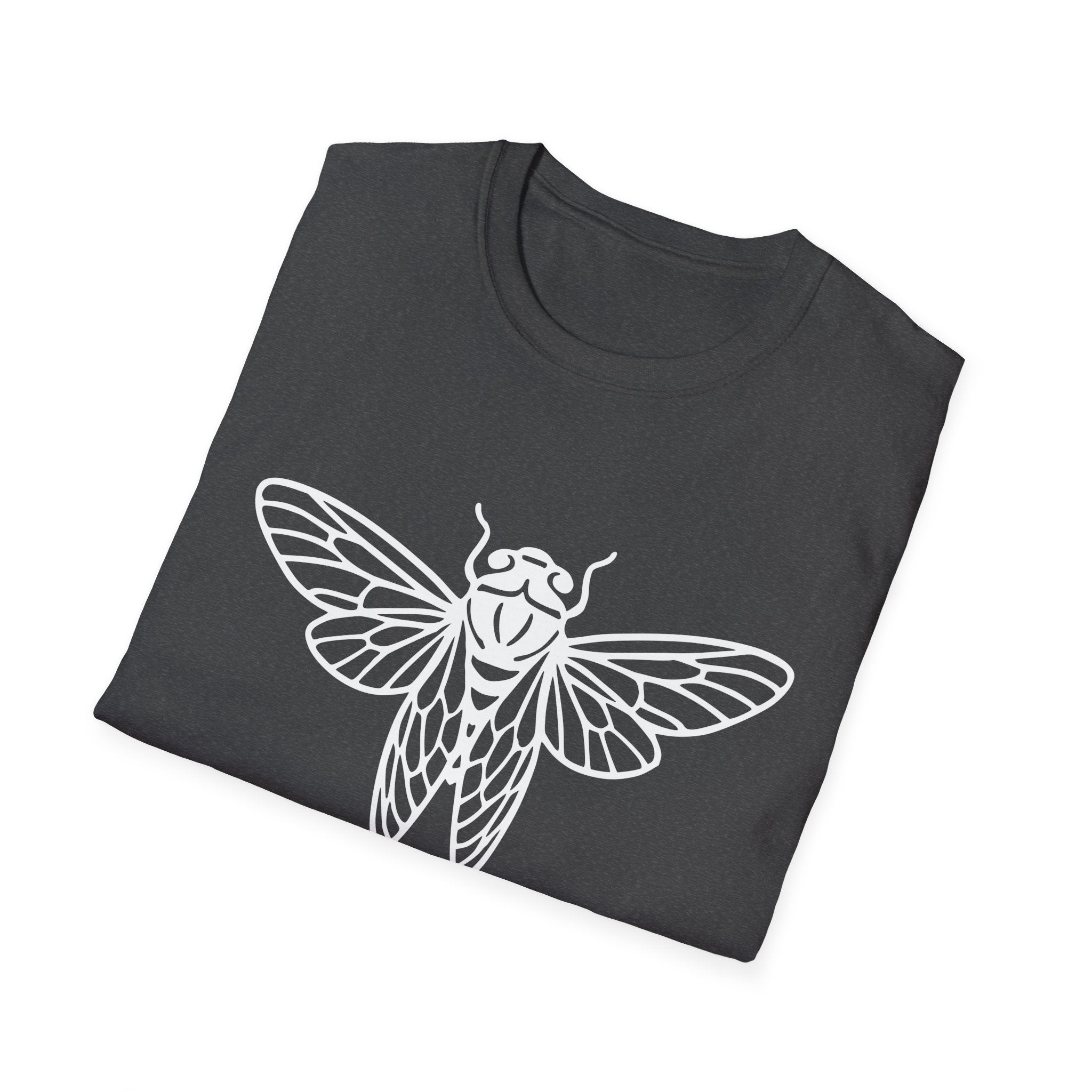Feel the Rhythm T-shirt with Artistic Insect Design