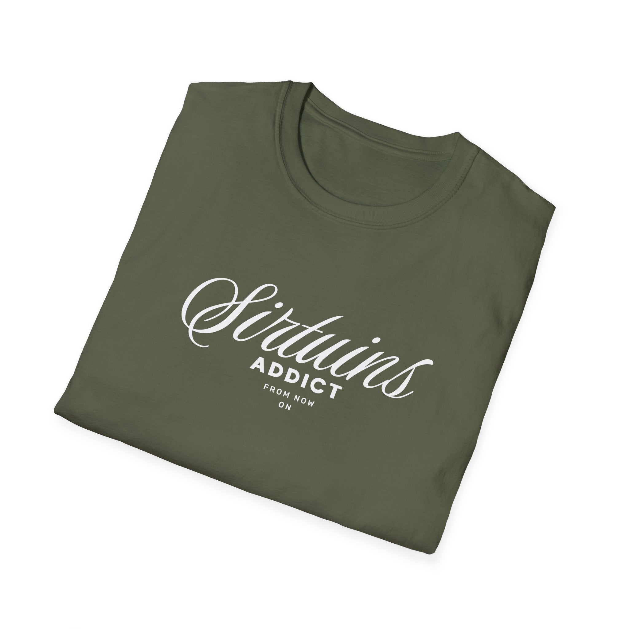 Sirtuins Addict Graphic T-shirt with Motivational Design
