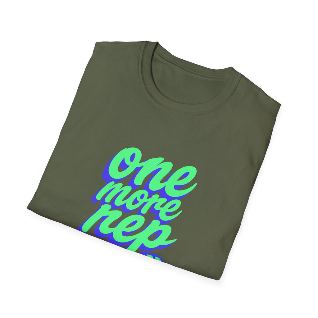 One More Rep Dumbbells Motivational Fitness T-Shirt