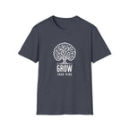 Grow Your Mind Inspirational Tree Design T-shirt