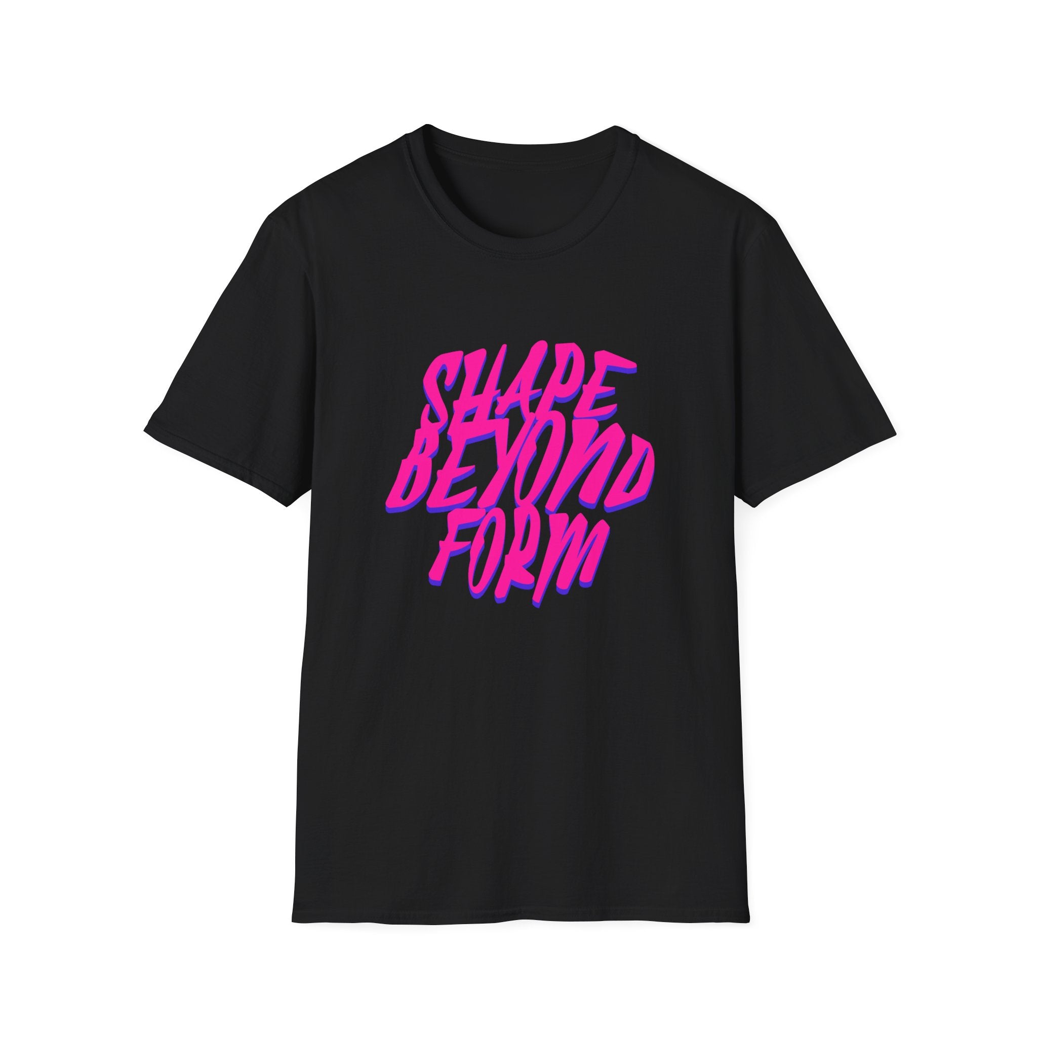 Shape Beyond Form T-shirt with Unique Typography Design
