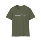 Aging Is Optional Inspirational T-Shirt Design
