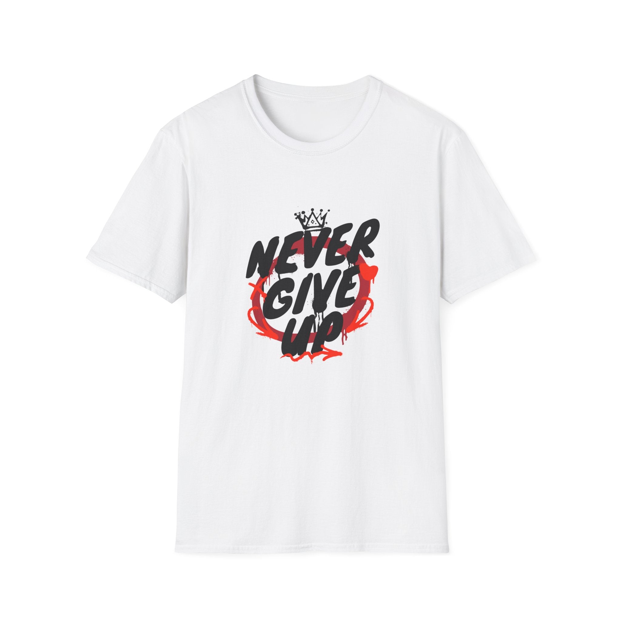 Never Give Up Motivational T-Shirt
