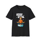 Stay Cool Woman T-shirt with Meditative Design