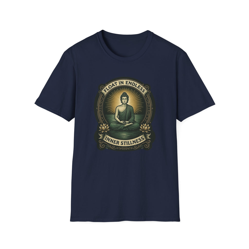 Float in Endless Inner Stillness – Buddha Meditation Graphic Tee