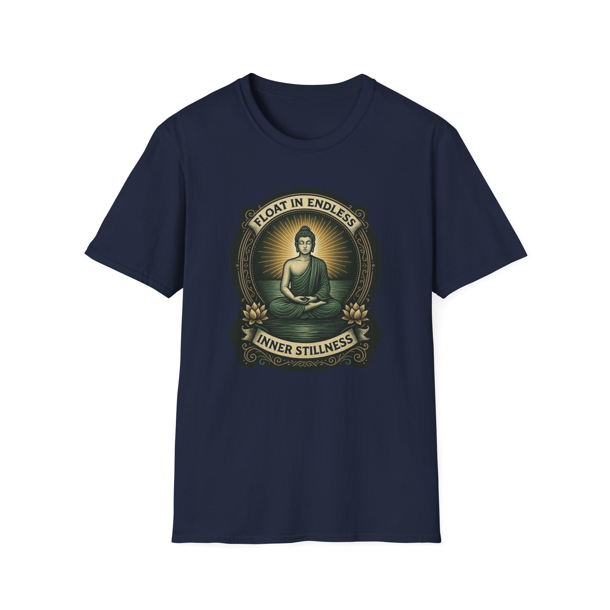 Float in Endless Inner Stillness – Buddha Meditation Graphic Tee