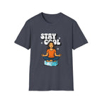 Stay Cool Woman T-shirt with Meditative Design
