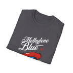 Methylene Blue Graphic T-Shirt with Bold Lip Design