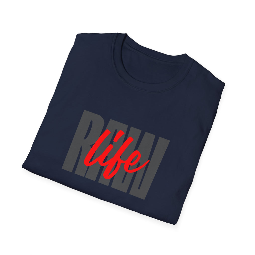 Raw Life T-Shirt with Bold Graphic Design
