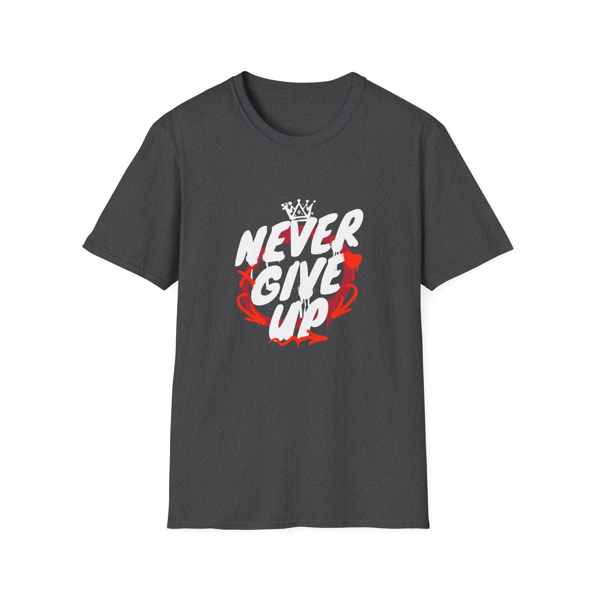 Never Give Up Motivational T-Shirt