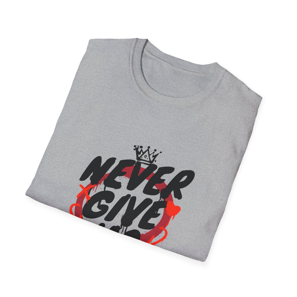 Never Give Up Motivational T-Shirt