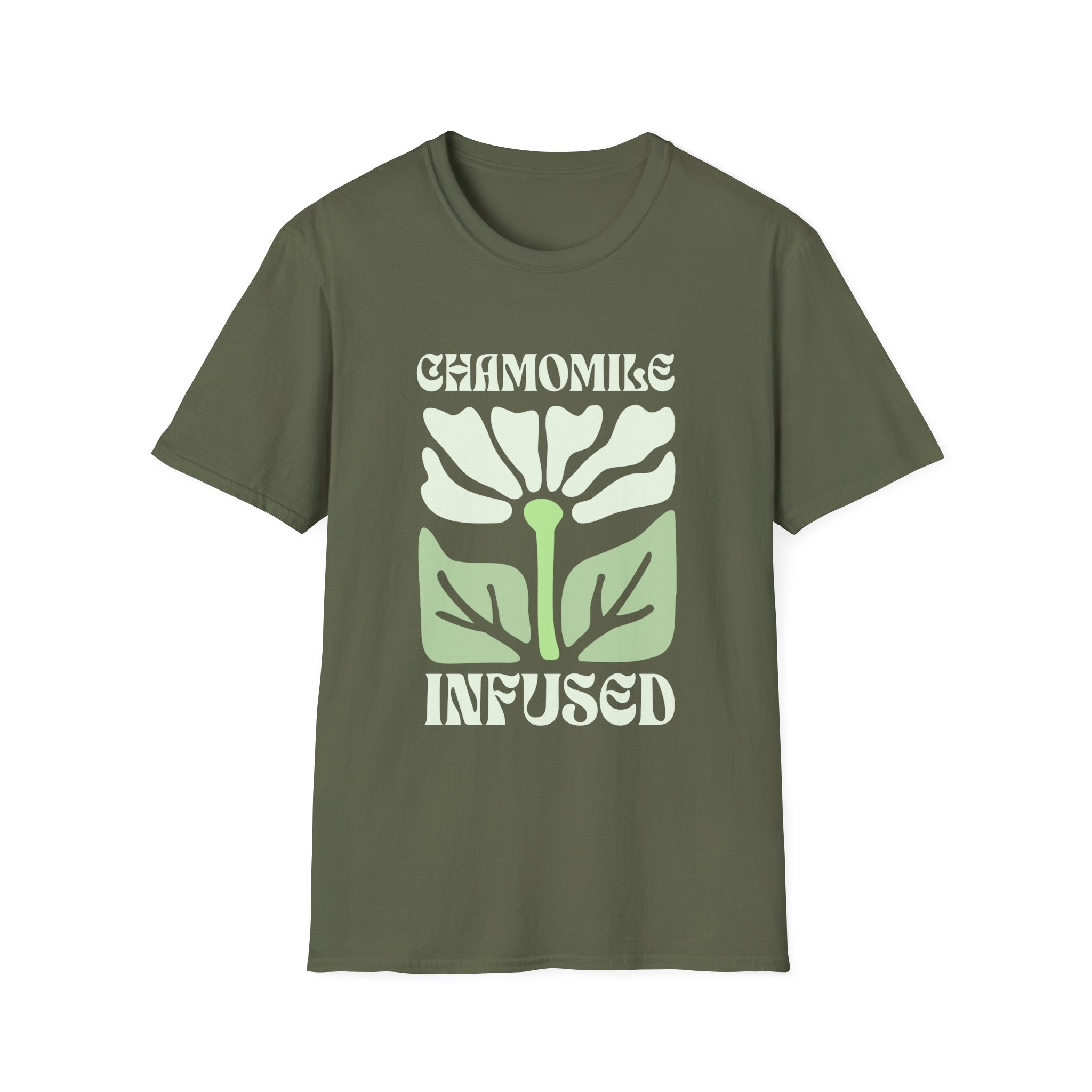 Chamomile Infused Graphic T-Shirt for Nature Lovers