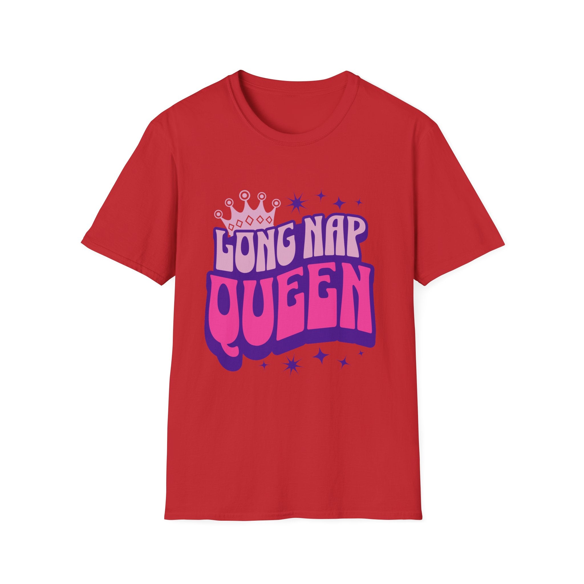 Long Nap Queen Graphic T-Shirt for Comfortable Relaxation
