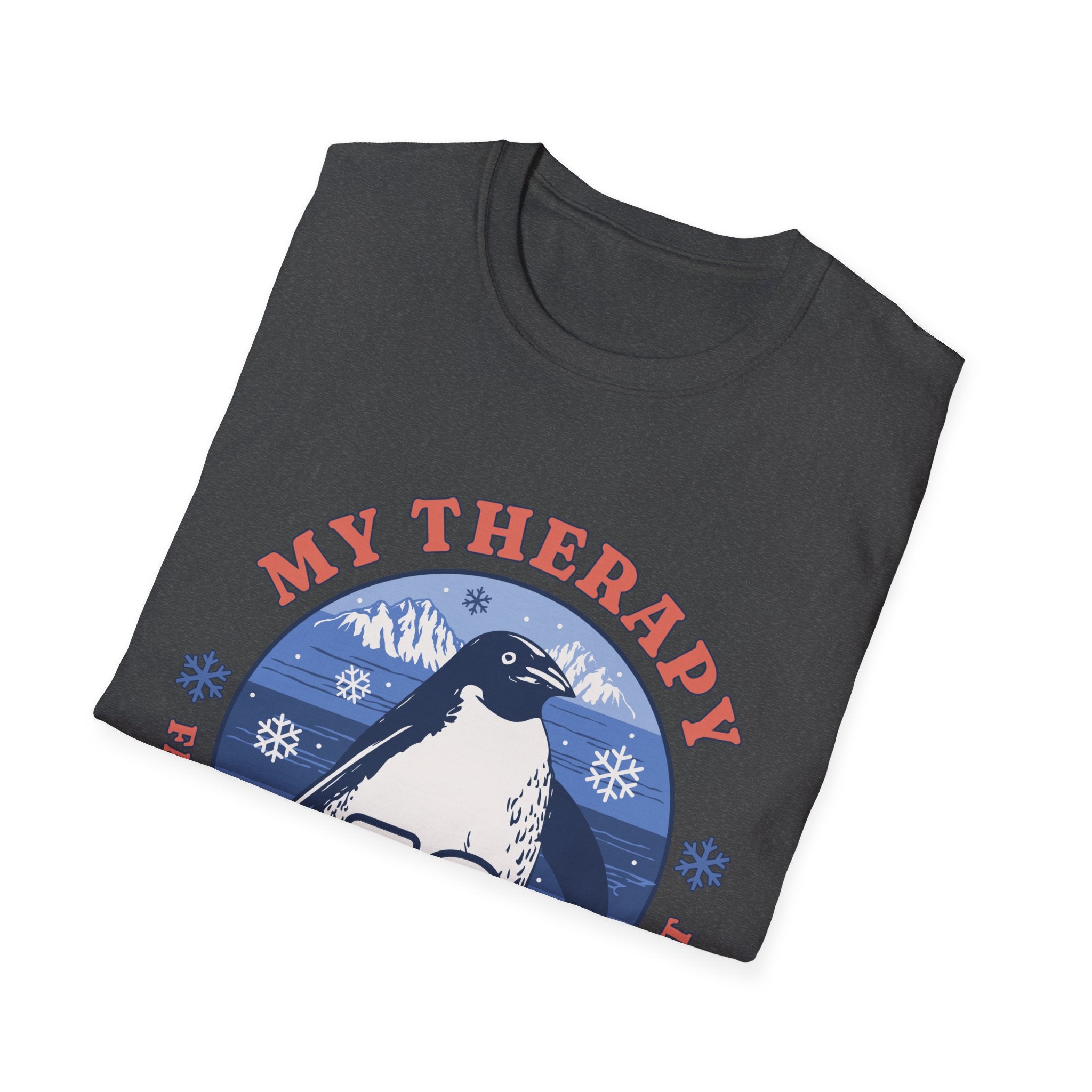 My Therapy Penguin T-Shirt with Fun Print