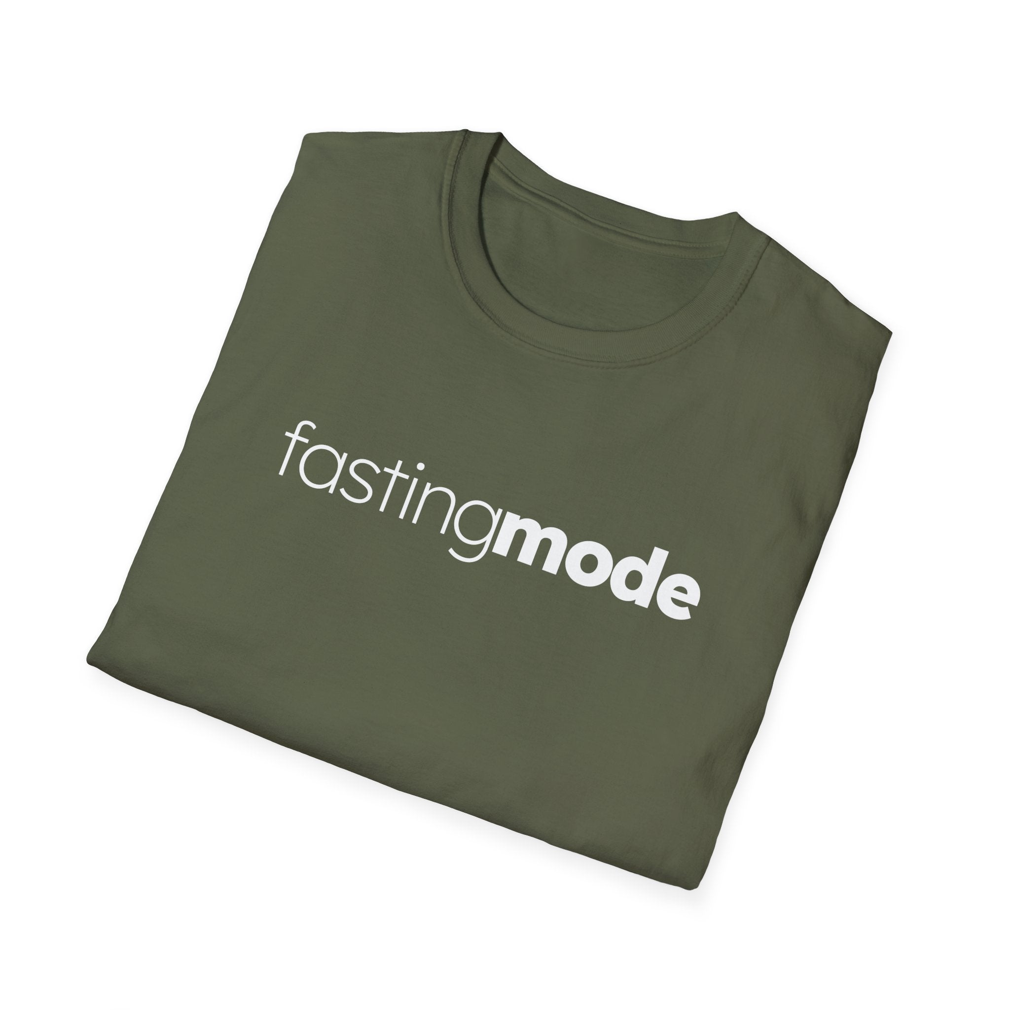 Fasting Mode Graphic T-Shirt with Text Design