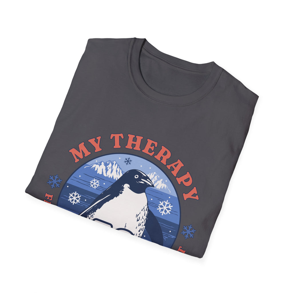 My Therapy Penguin T-Shirt with Fun Print
