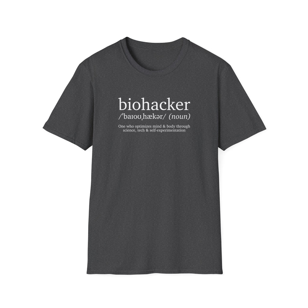 Biohacker Definition T-shirt for Science Enthusiasts