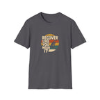 Recover Like You Mean It – Retro Yoga & Fitness T-Shirt