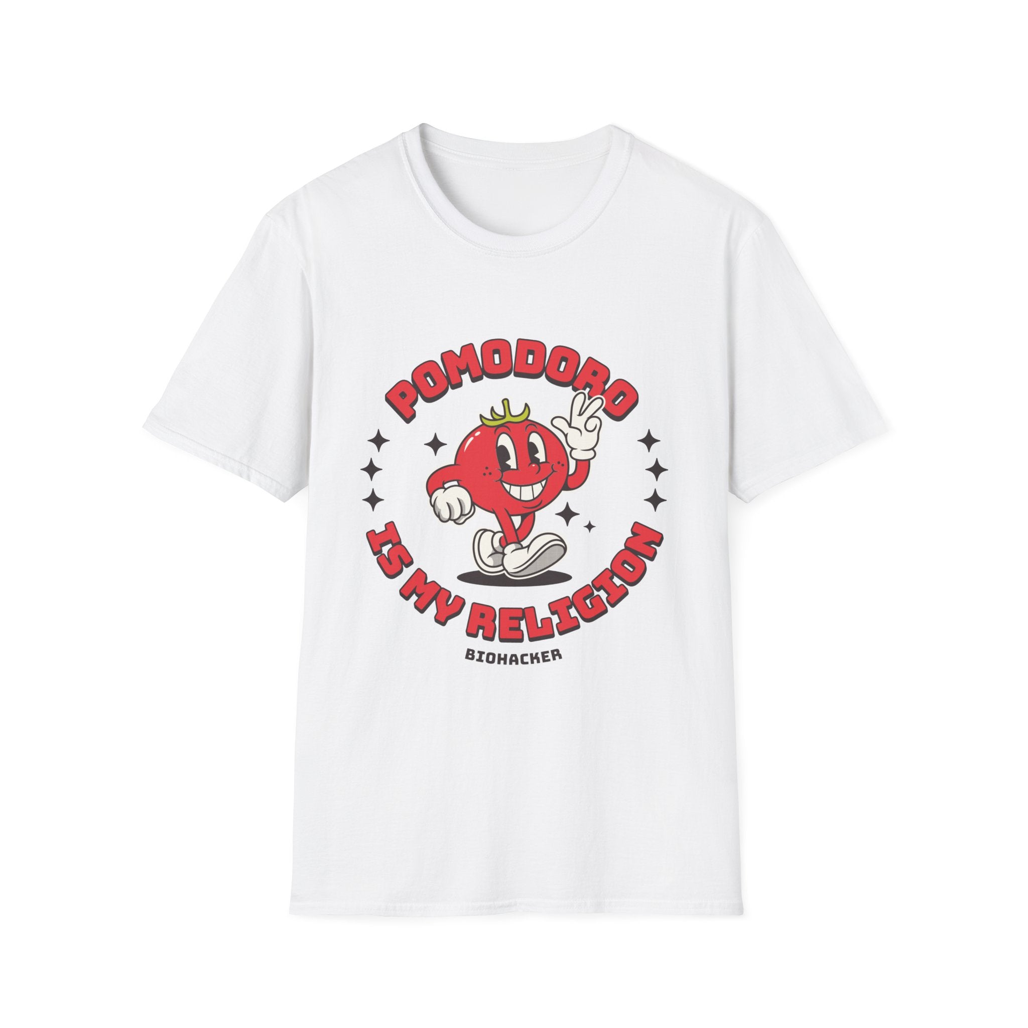 Pomodoro Is My Religion Graphic T-Shirt for Productivity Lovers
