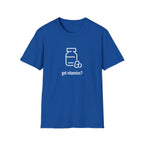 Got Vitamins? Fun Printed T-shirt with Supplement Design