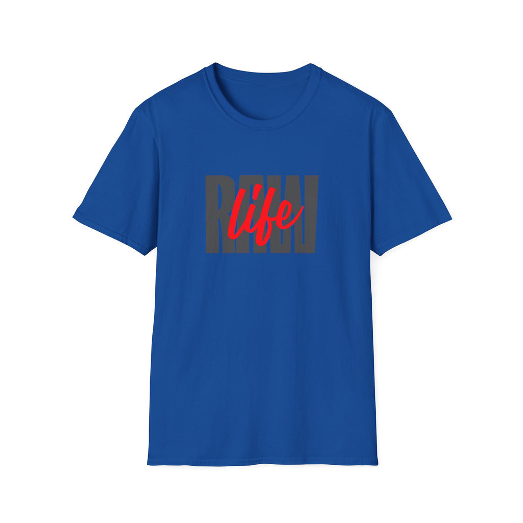 Raw Life T-Shirt with Bold Graphic Design