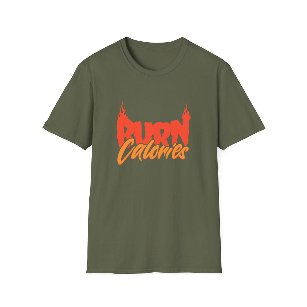Burn Calories Motivational Fitness T-shirt