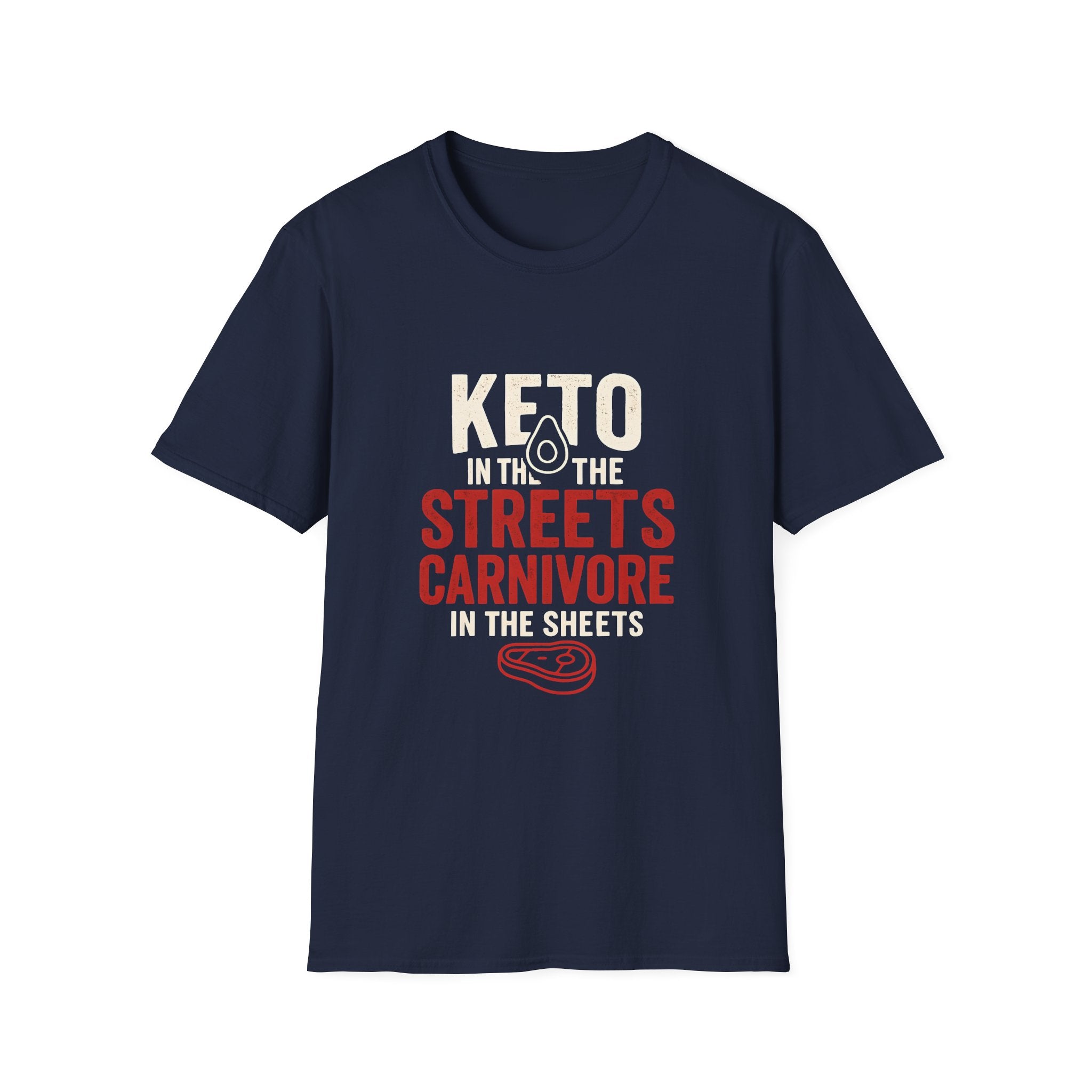 Keto in the Streets, Carnivore in the Sheets – Funny Low Carb Diet Tee