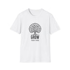 Grow Your Mind Inspirational Tree Design T-shirt